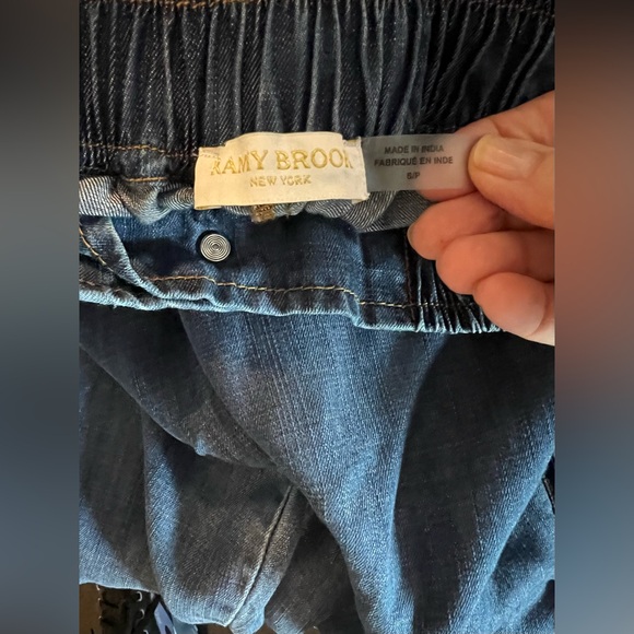 Ramy Brook Huc Chambray Cargo Joggers Size Small - Picture 9 of 15